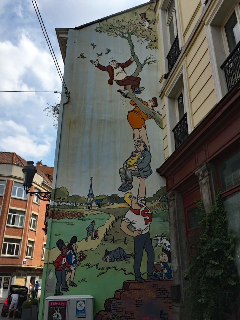 Brüssel mit Kindern erkunden Belgien-Brüssel-Street-Art