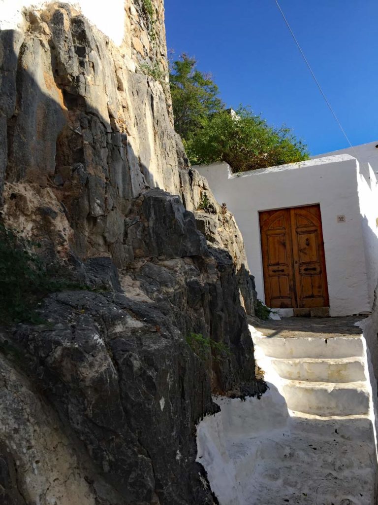 Rhodos mit Kindern - Unsere griechische Lieblingsinsel mit dem Mietwagen erkundet Aufstieg-Akropolis-Lindos