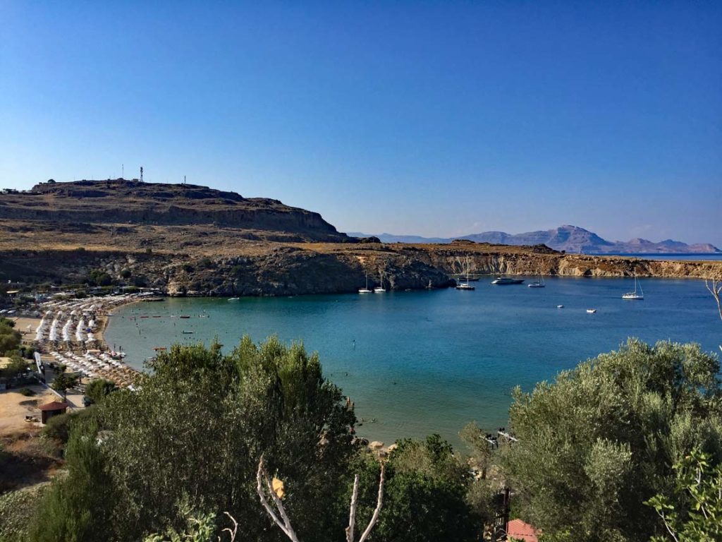 Rhodos mit Kindern - Unsere griechische Lieblingsinsel mit dem Mietwagen erkundet Lindos-Strand-Rhodos