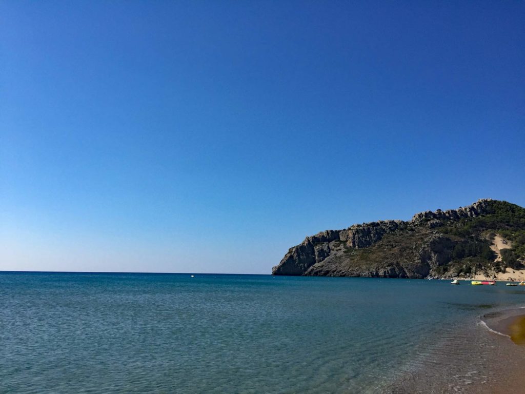 Rhodos mit Kindern - Unsere griechische Lieblingsinsel mit dem Mietwagen erkundet Tsambika-Sandstrand-Rhodos