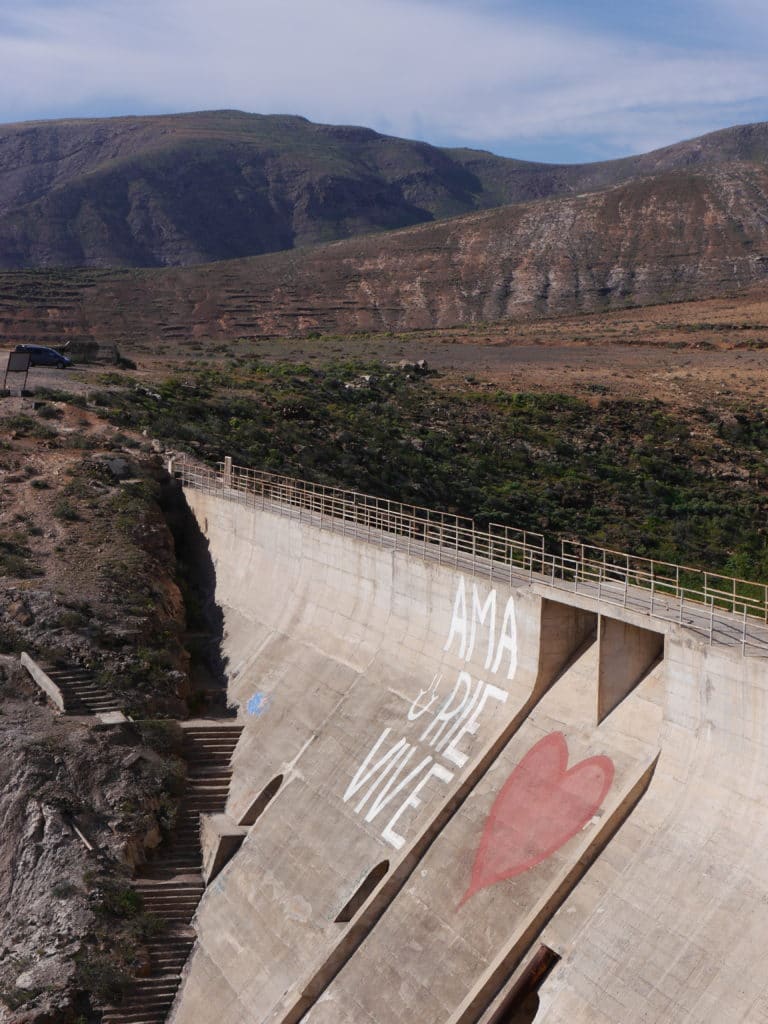 Staumauer Lanzarote