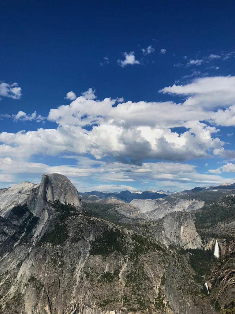 Yosemite Nationalpark mit Kindern glacier point half dome yosemite mit kindern