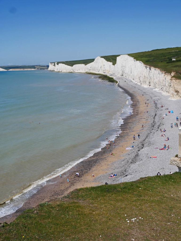 Südküste Englands mit Kindern - Von Brighton nach Rye kreidefelsen-seven-sisters-suedengland-mit-kindern-rundreise-großbritannien