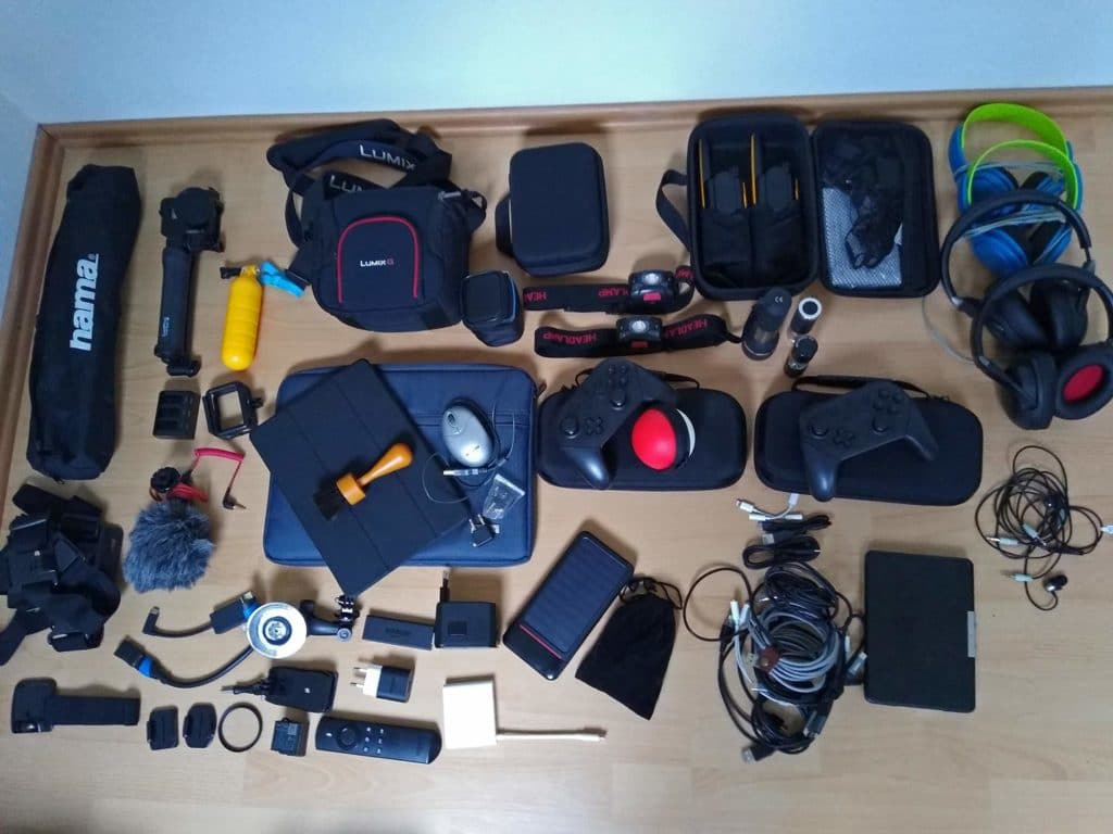 Packliste Reisen mit Handgepäck technik-packliste-für-weltreise-mit-kindern