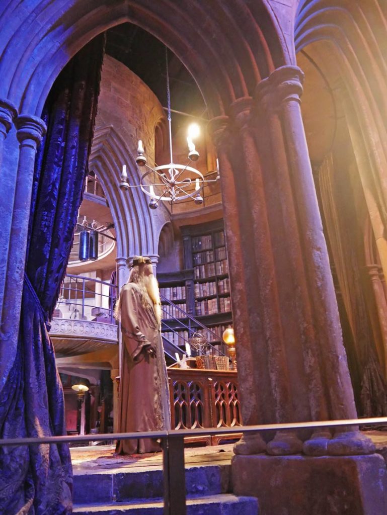 dumbledore harry potter studios mit kindern