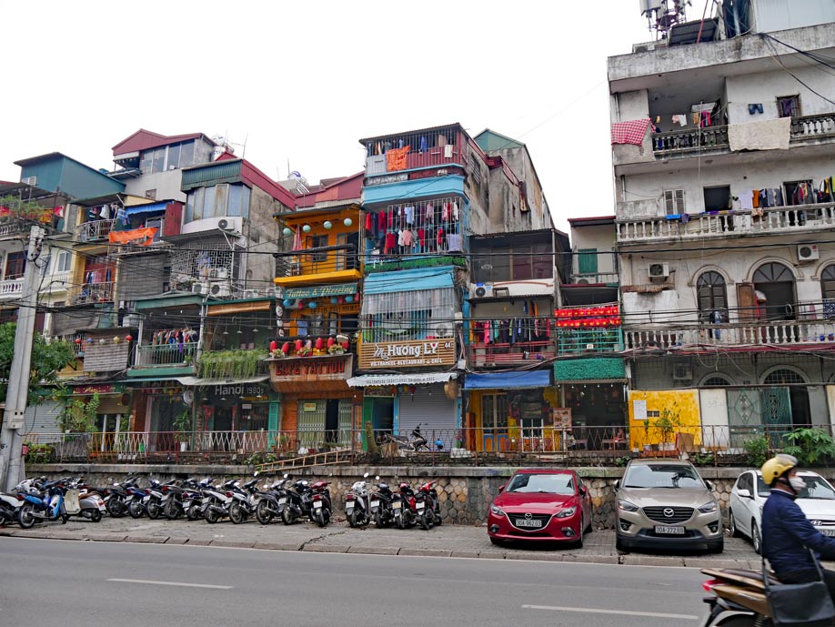 strasse in hanoi reiseroute vietnam mit kindern