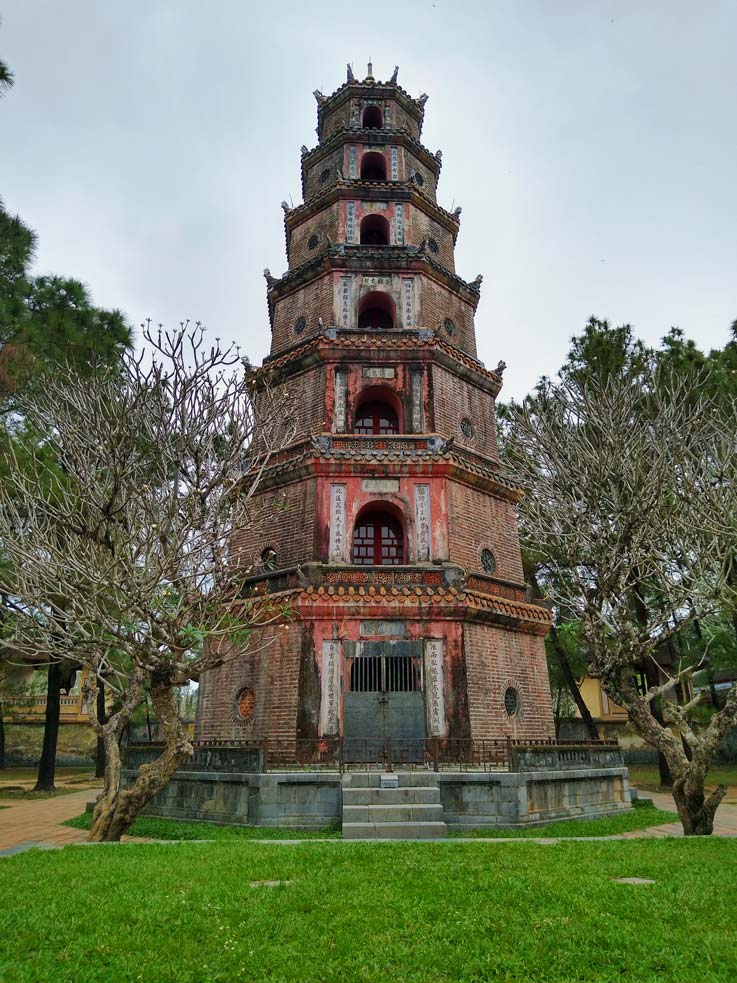 thien mu pagode reiseroute vietnam von hanoi nach hoi an