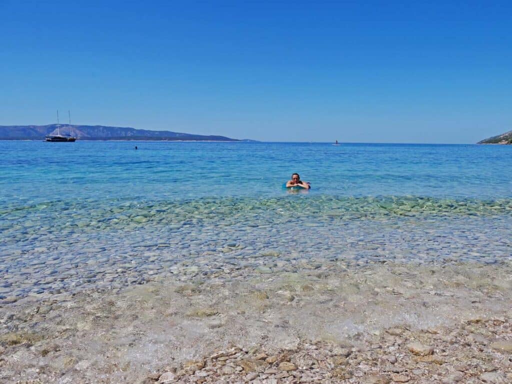 goldenes horn insel brac kroatien mit kindern