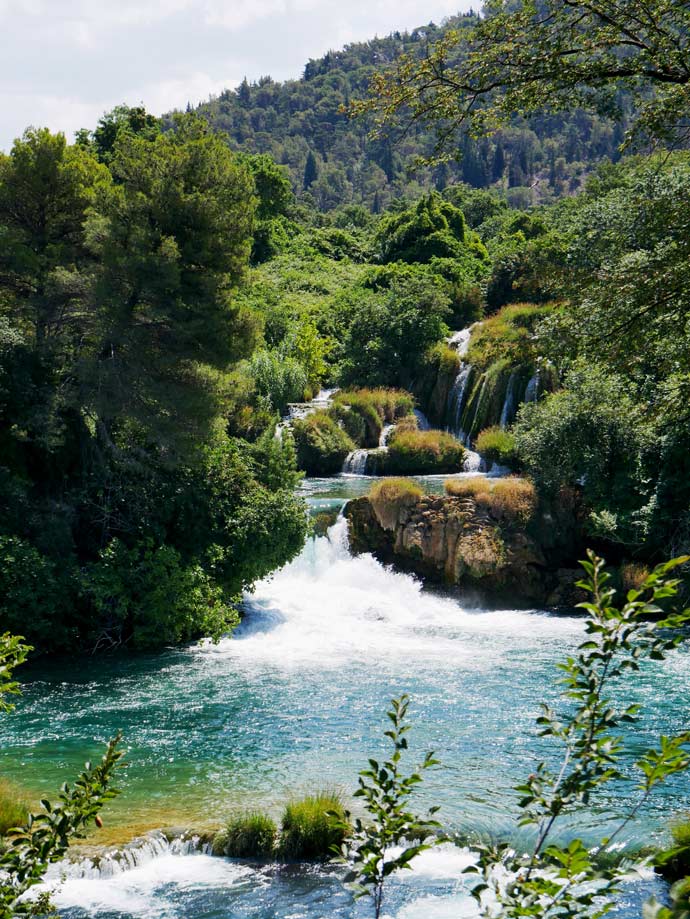 nationalpark krka kroatien wasserfall mit kindern