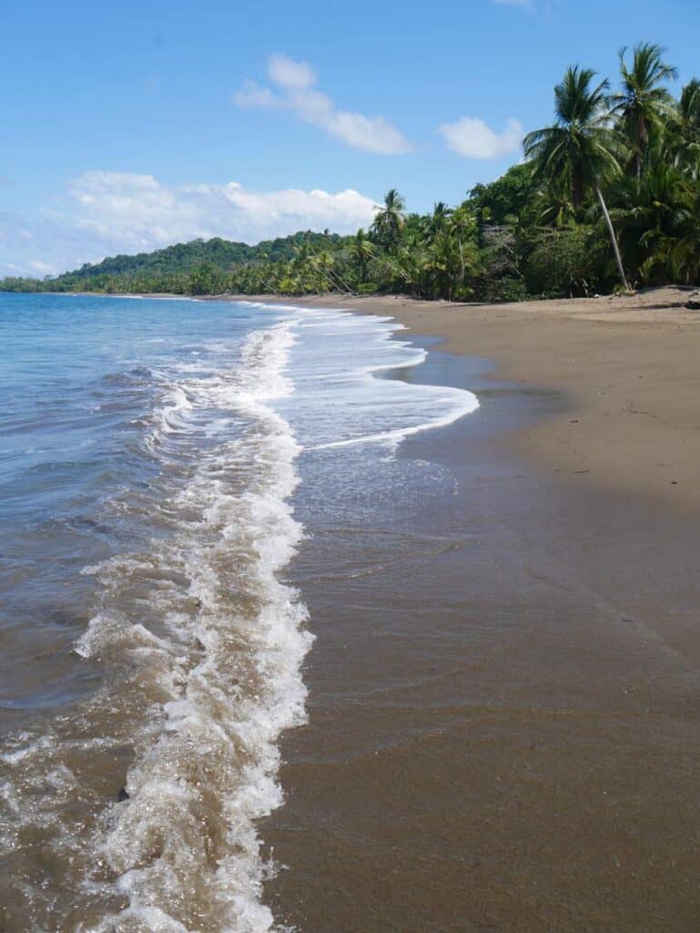 leerer strand in costa rica