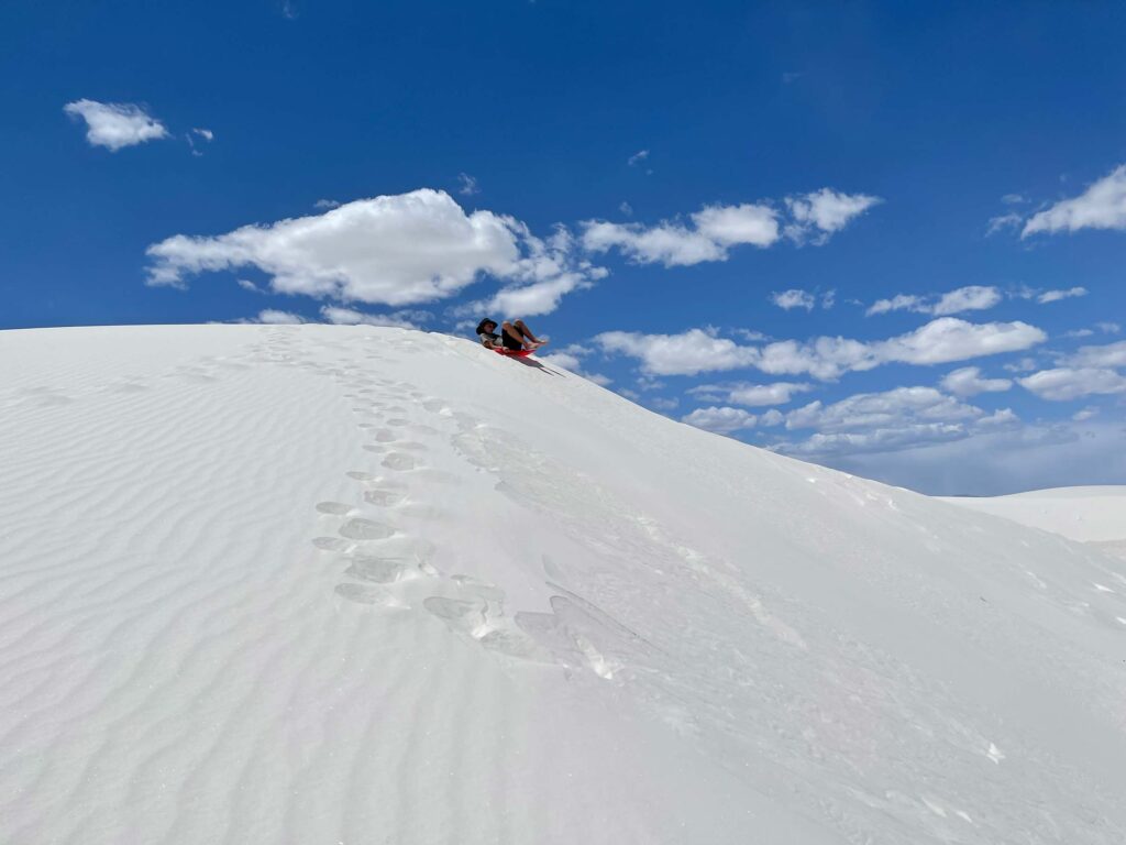 Von der Ostküste zur Westküste der USA - unsere Route quer durch die Vereinigten Staaten white sands nationalpark new mexiko mit kindern durch die usa