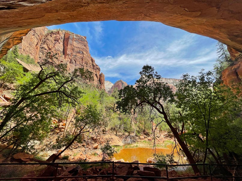 zion-emerald-pools-reise-durch-die-usa-highlights