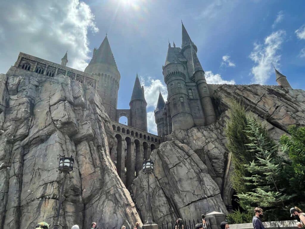 hogwarts schloss nachbau in den universal studios in florida