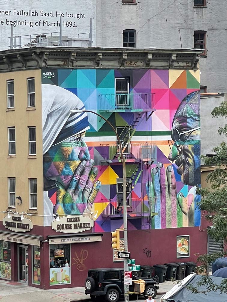 kobra-streetart-mahatma-ghandi-mutter-theresa-highline-new-york-city-tipps