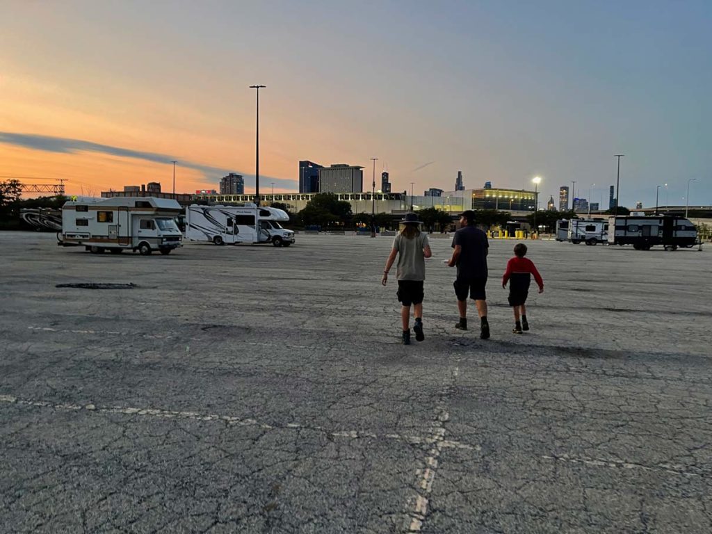 chicago mit wohnmobil stellplatz