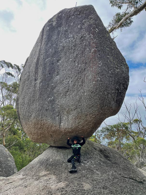 porongurup nationalpark suedwest australien mit kind und camper