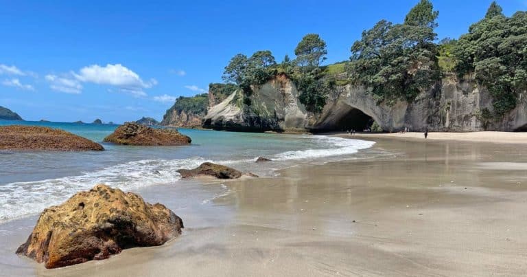 Mehr über den Artikel erfahren Cathedral Cove Neuseeland – Highlight auf der Coromandel Halbinsel