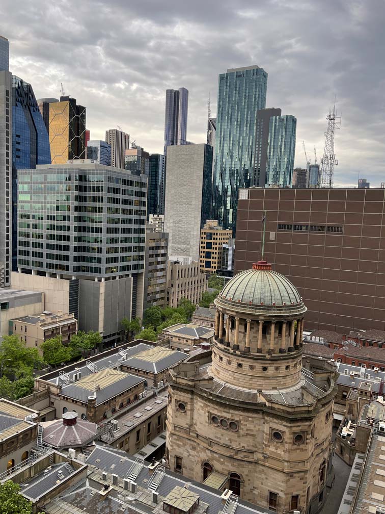 blick auf courthouse in melbourne