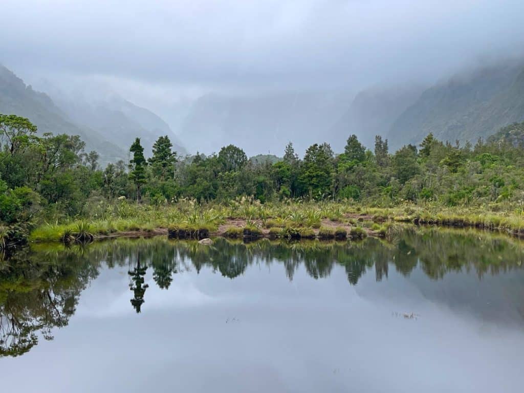 peters pool wanderungen franz josef gletscher westland nationalpark neuseeland suedinsel