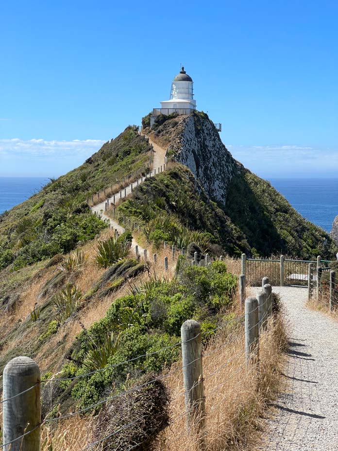 nugget point leuchtturm catlins mit kind