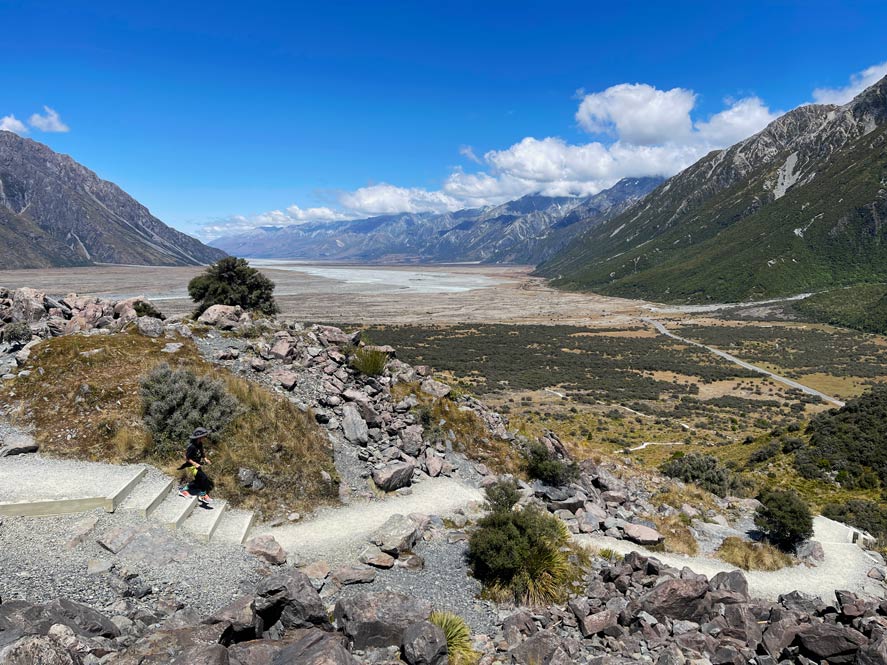 tasman glacier wanderungen aoraki mount cook nationalpark