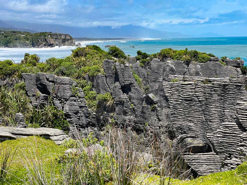 pancake rocks sehenswuerdigkeiten neuseeland suedinsel route