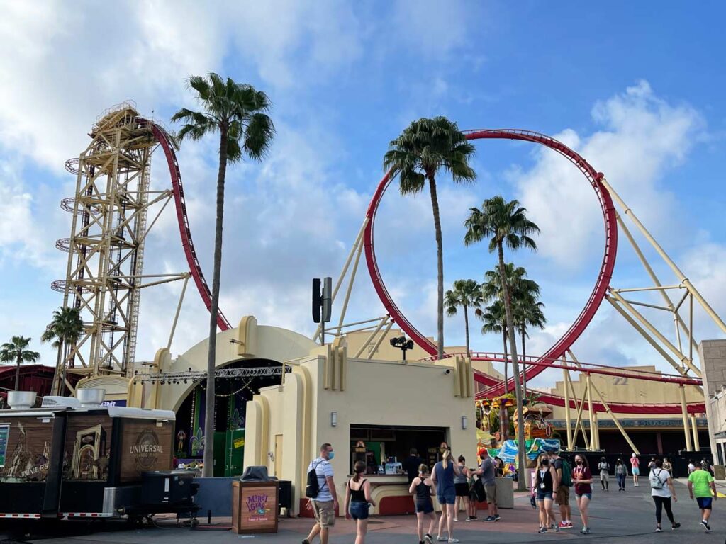 achterbahn in den universal resorts in florida