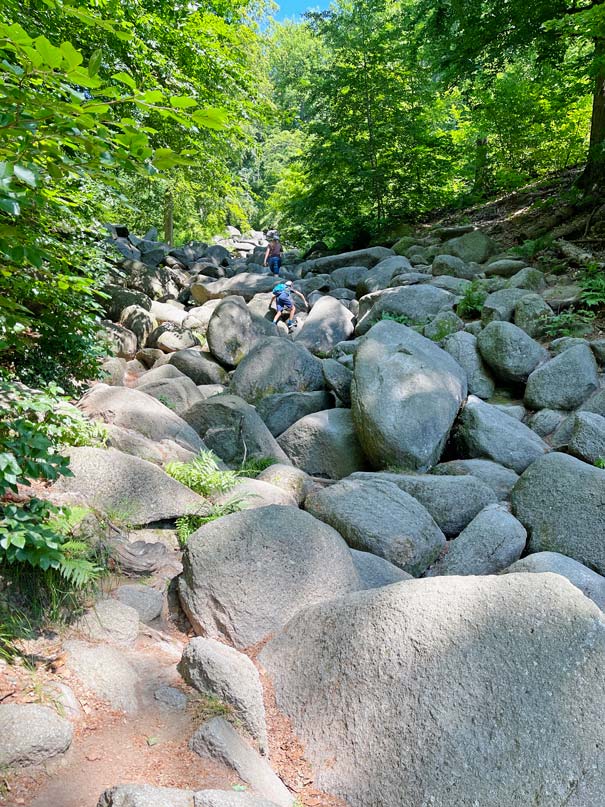 klettern felsenmeer mit kindern urlaub im odenwald