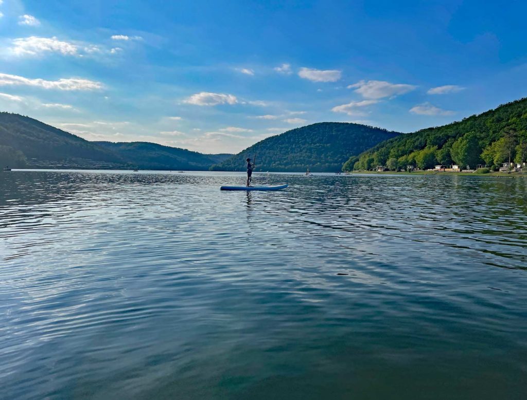 Ein Stückchen Heimat und ein Stückchen Fernweh sup board edersee fernweh und heimatgefuehle