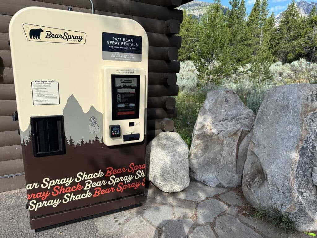 bärenspray automat im grand teton nationalpark