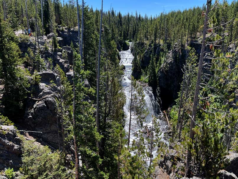 kepler cascades yellowstone wasserfaelle