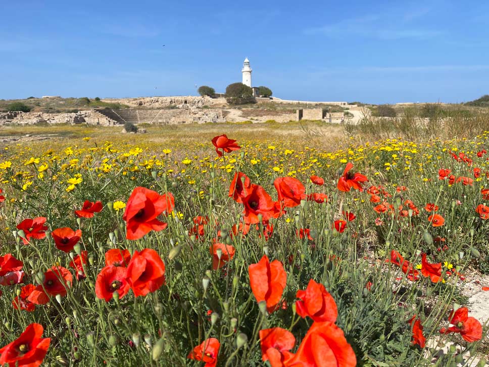 leuchtturm nea paphos zypern