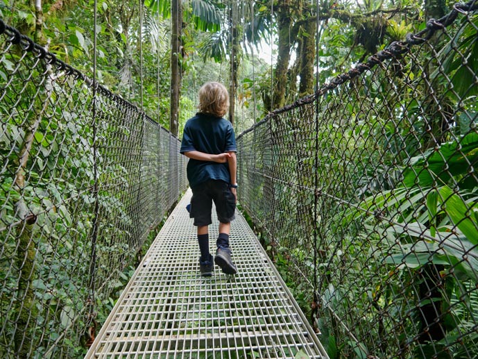 Costa Rica Rundreise - Diese 9 Etappen dürft ihr nicht verpassen! haengebruecken la fortuna costa rica rundreise