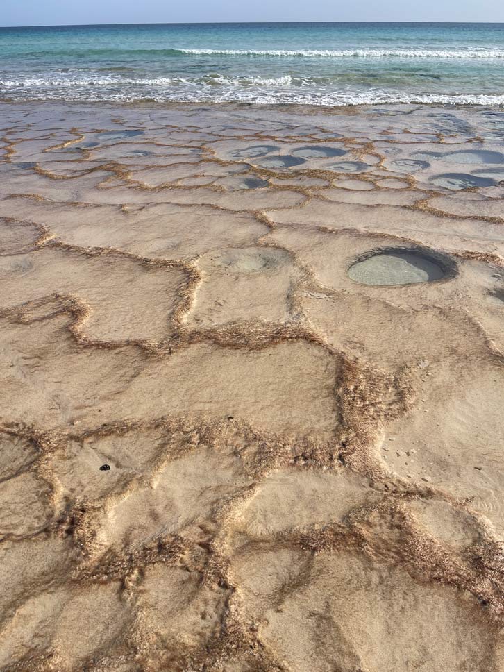 14+ Fuerteventura Sehenswürdigkeiten für den Familienurlaub klares wasser an den sandduenen von corralejo