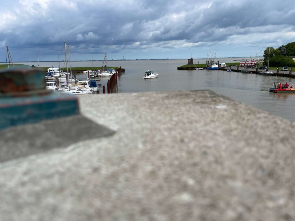 Dangast - Kurzurlaub am Jadebusen kleiner hafen in dangast