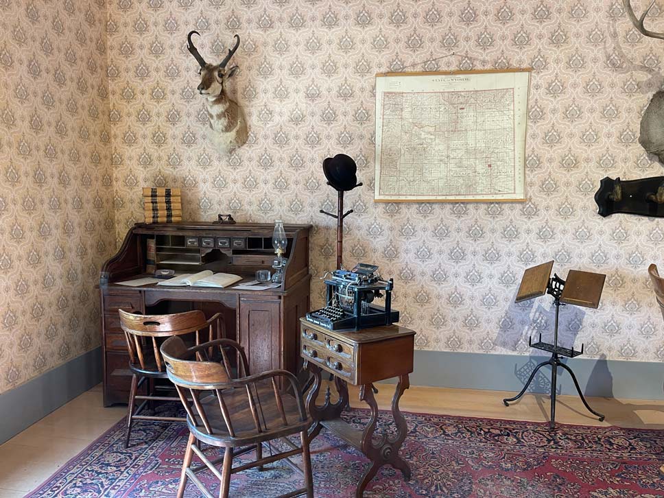 büro im ehemaligen gefängnis in wyoming