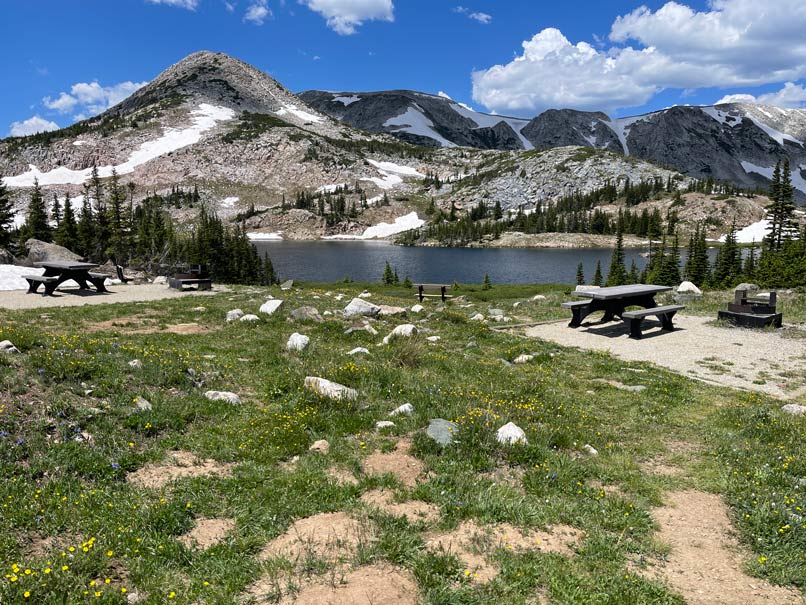 libby lake picnic site camper rundreise denver