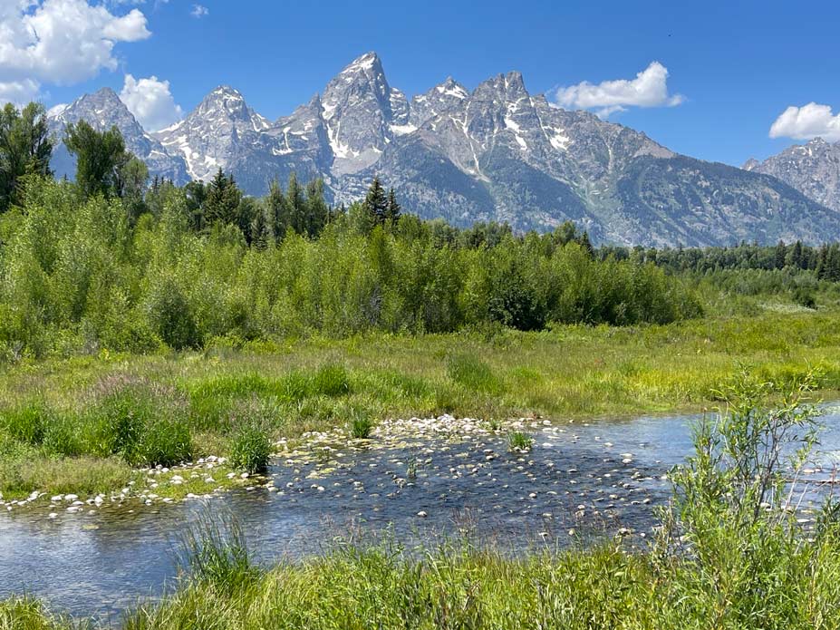 schwabacher landing aussichtspunkt auf grand teton