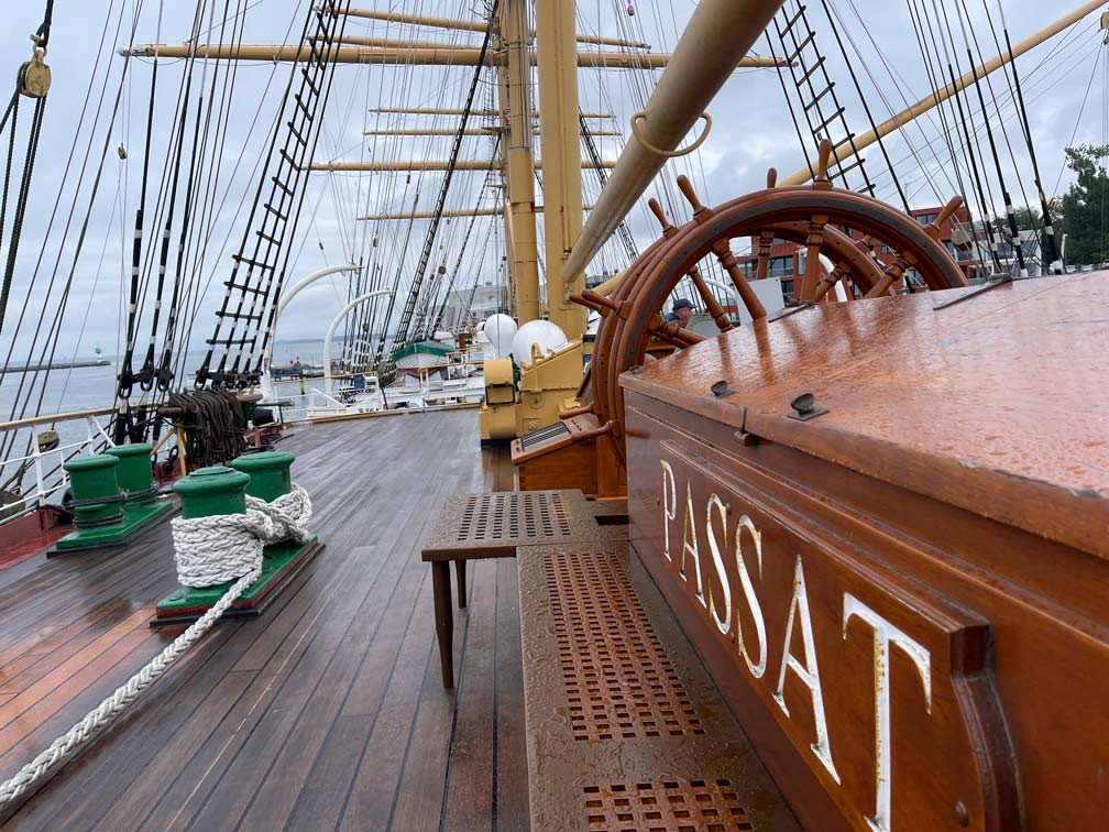 auf dem museumsschiff passat an der ostsee