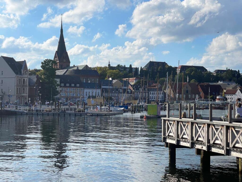 blick auf flensburg mit altstadt