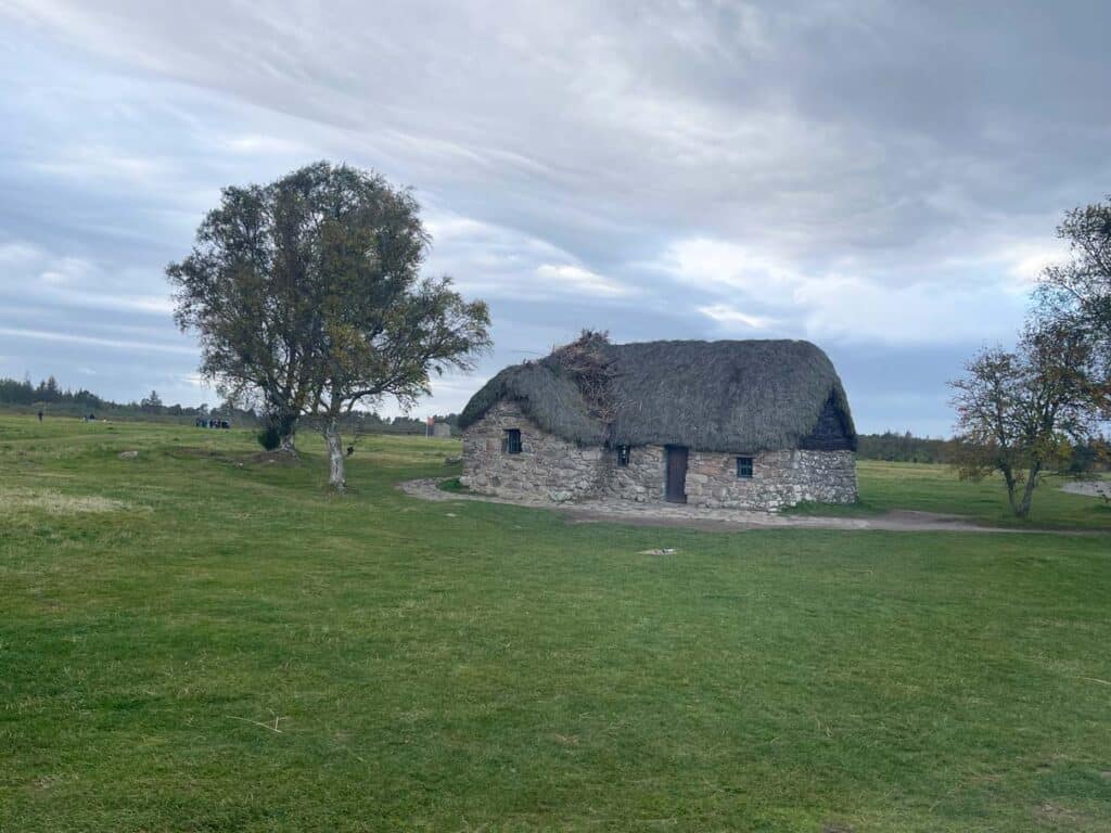 alte scheune auf dem culloden battlefield