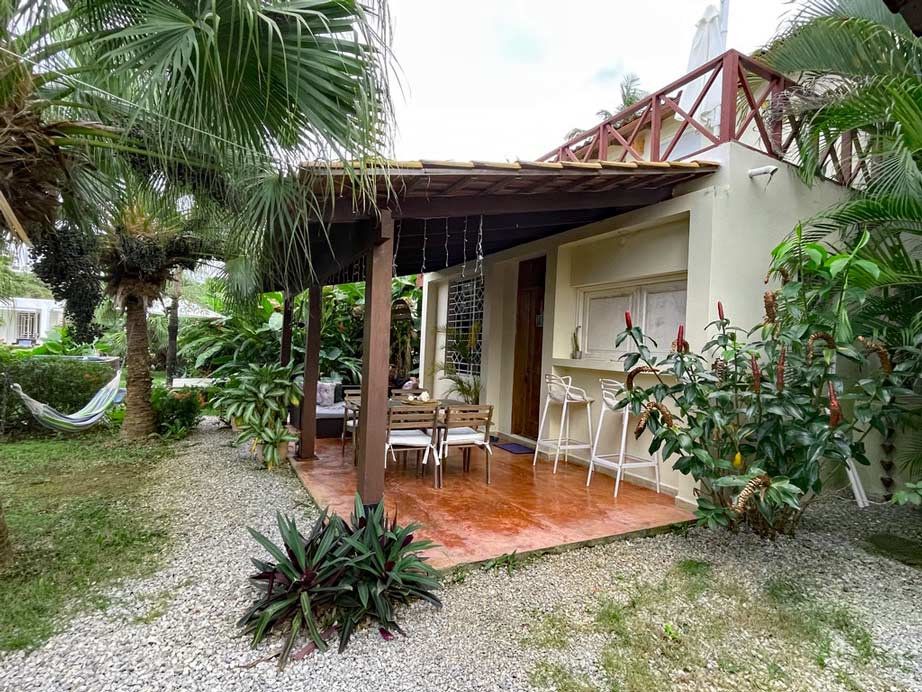 ferienhäuschen in der dom rep mit eigener terrasse