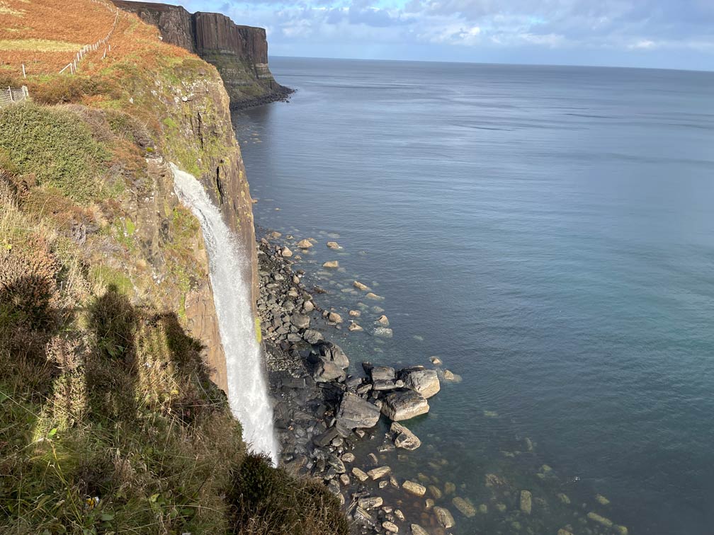 mealt falls highlights skye schottland