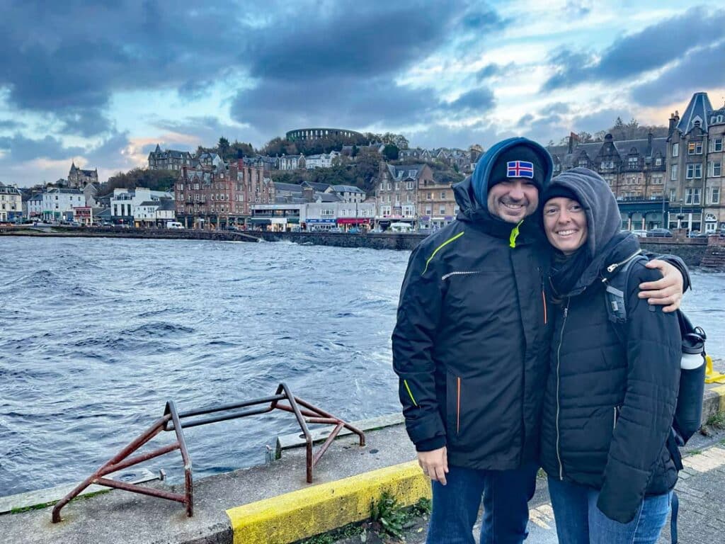 jenni und mark von der strandfamilie in schottland