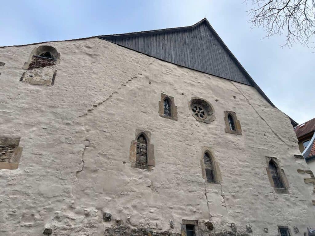alte synagoge in erfurt von aussen