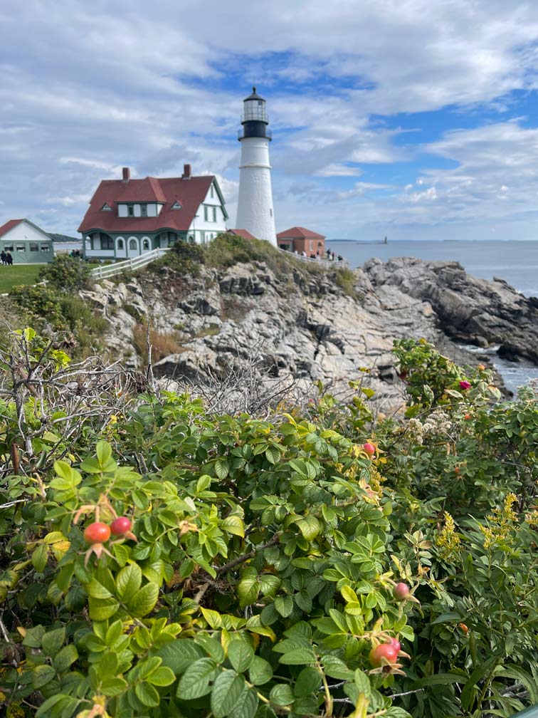 portland head light leuchtturm in neuengland