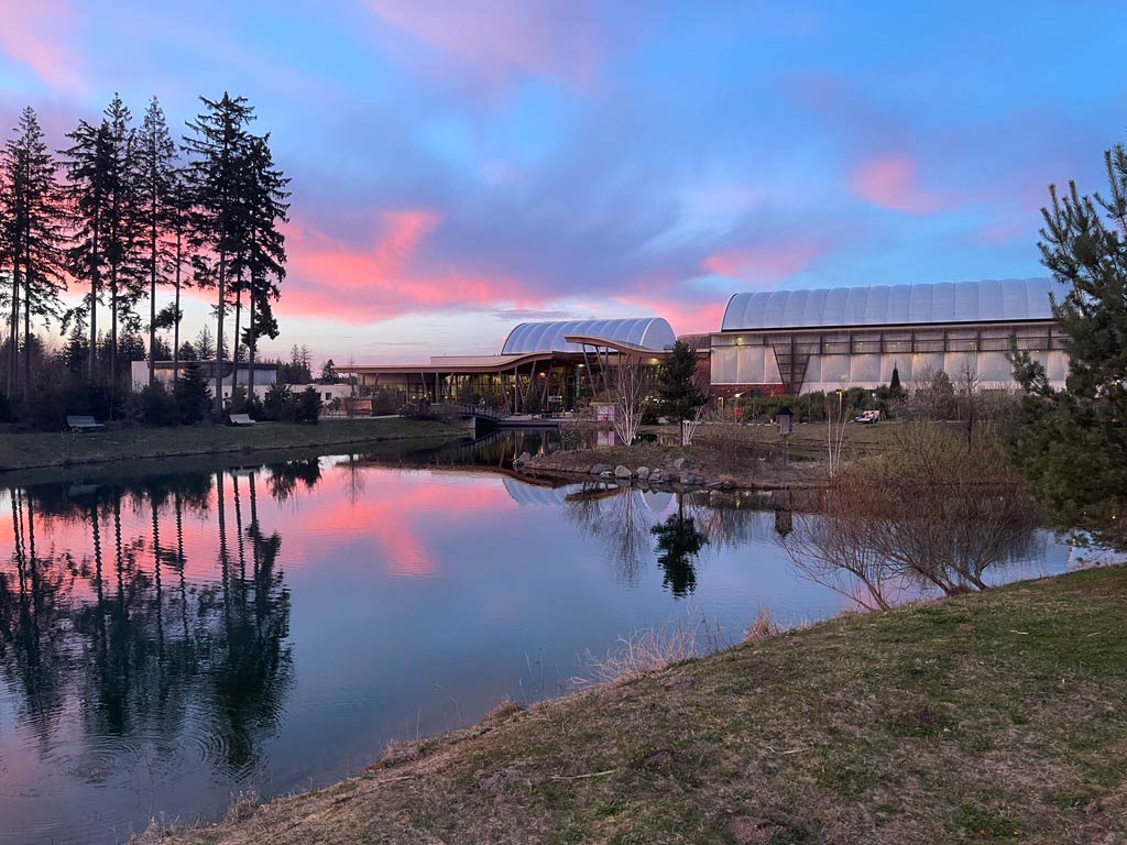 sonnenuntergang am market dome
