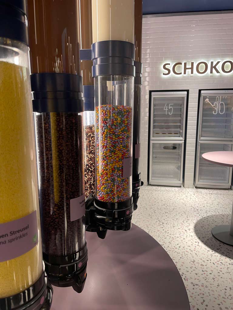 schokostreusel im chocoversum hamburg