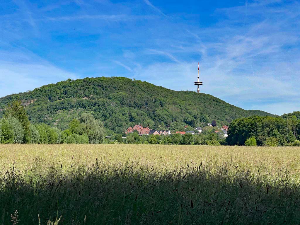 blick über felder im teutoburger wald