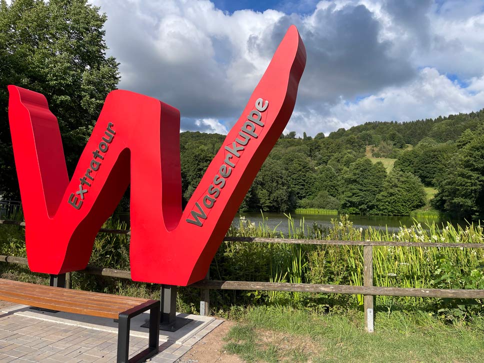rotes w start extratour wasserkuppe am guckaisee